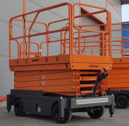 Самоходный подъемник ножничного типа GROST Tower Drive 500-7 с выдвижной платформой, аккумуляторный 212424