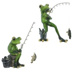 GAEM Фигурка декоративная "Лягушка", L16 W10 H15 см, 2в.