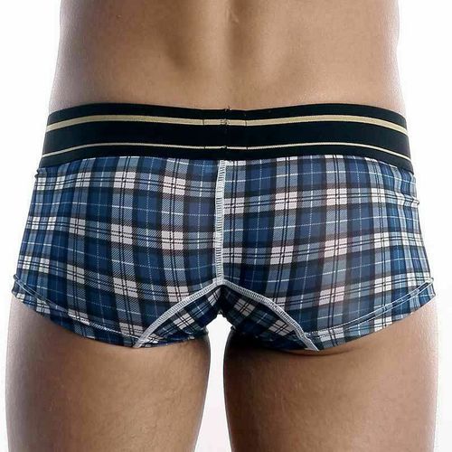 Мужские трусы хипсы TOOT Shiny Cup Check Boxer Blue TT00018 Мужские трусы хипсы TOOT Shiny Cup Check Boxer Blue TT00018