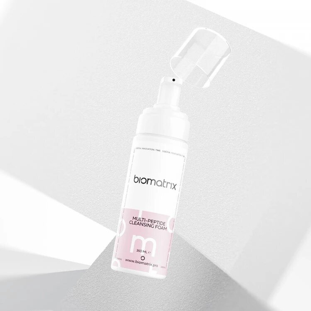 Biotime BIOMATRIX MULTI-PEPTIDE CLEANSING FOAM  биоматрикс  Мультипептидная очищающая пенка