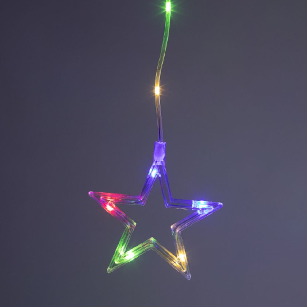 Светодиодная новогодняя гирлянда ЭРА ЕGNIG - NY занавес Новый Год 2,4*1,1 м 8 режимов мультиколор 171 LED