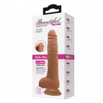 Реалистичный фаллоимитатор на присоске "Beautiful Dick Dildo" (28*4,2 см) коричневый