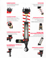 Подвеска Kman в комплекте для Toyota LandCruiser Prado J120/J150 2002-2022 Лифт 2 дюйма амортизаторы аморты