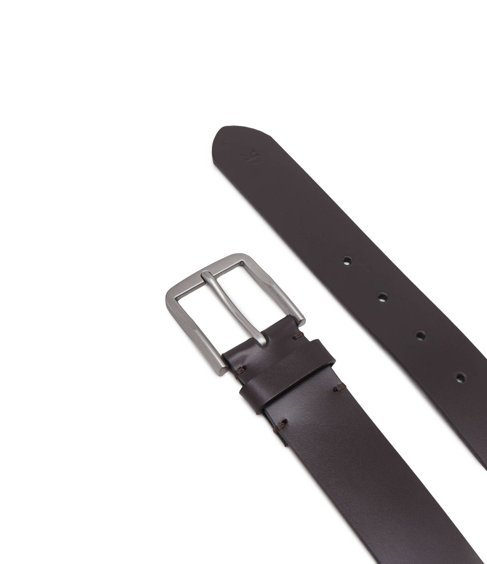 Кожаный ремень CALVIN KLEIN JEANS - коричневый(K50K511145)