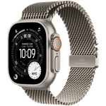 Apple Watch Ultra 3 GPS + Cellular 49mm Natural Titanium Case with Natural Titanium Milanese Loop - Small,Model A3281