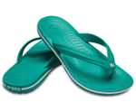 Шлепанцы Crocs Crocband Flip Tropical Teal/White