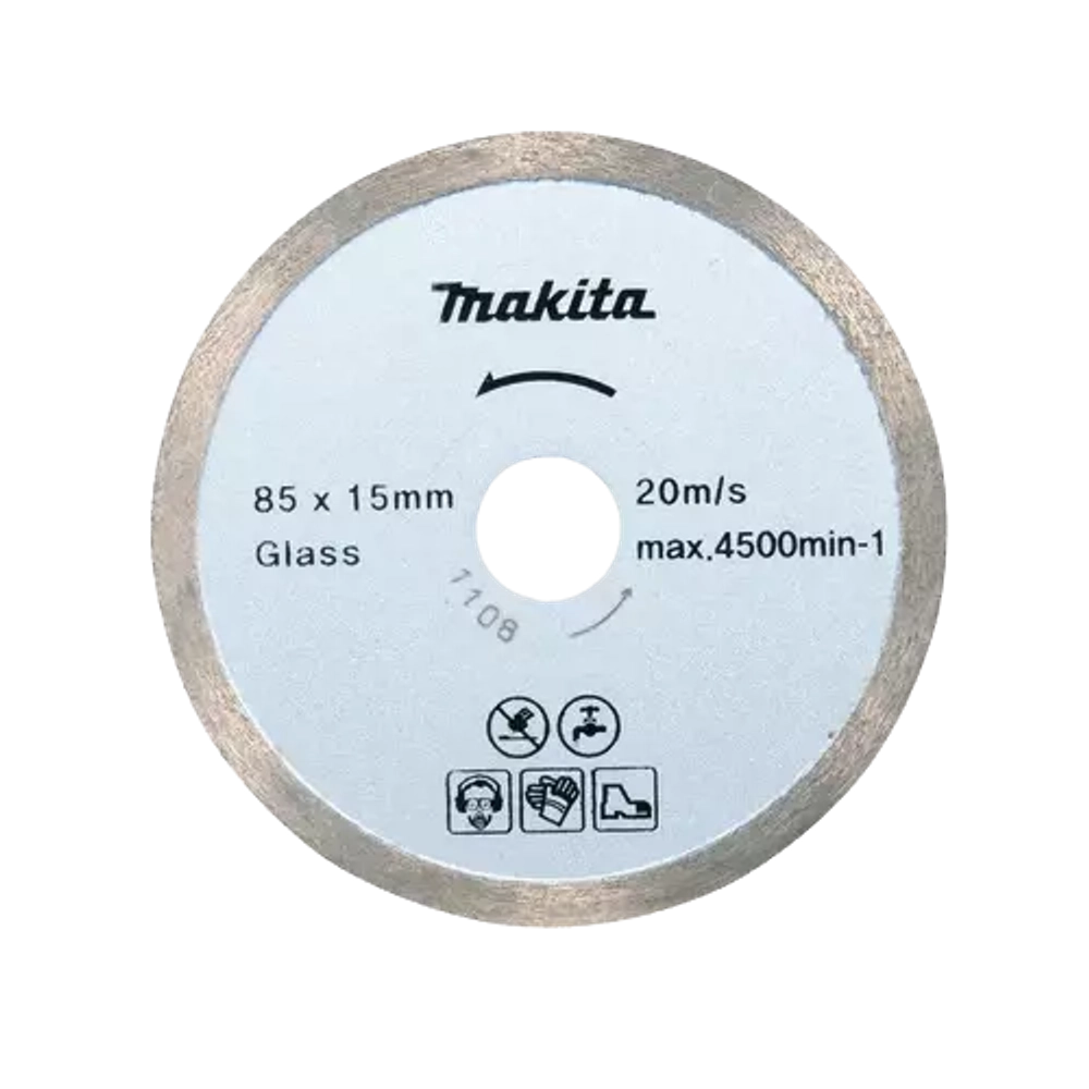 Алмазный диск сплошной по стеклу 85x15x0,9 мм Makita A-01323