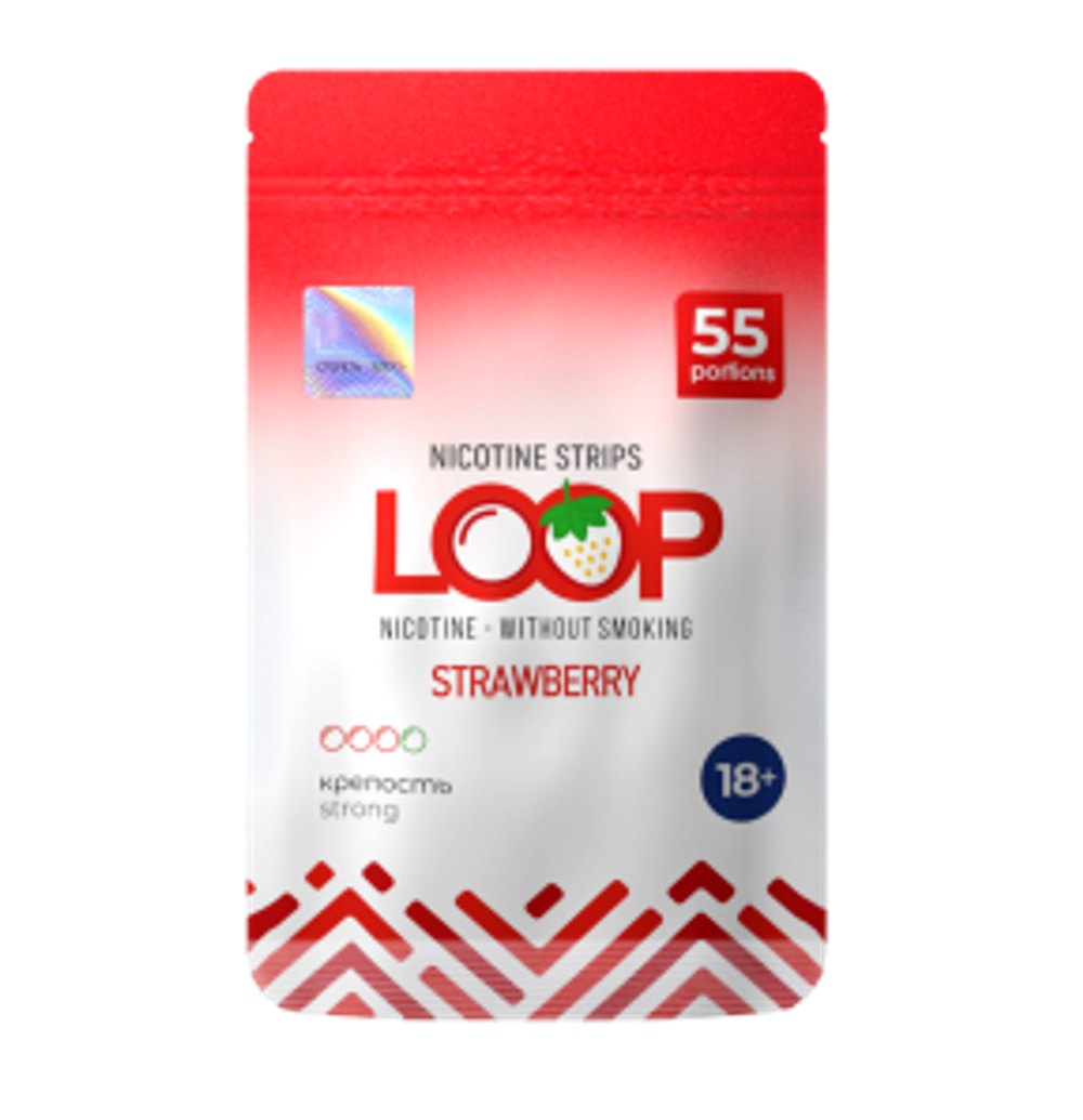 LOOP STRAWBERRY НИКОТИНОВЫЕ ПЛАСТИНКИ (12 МГ) - КЛУБНИКА