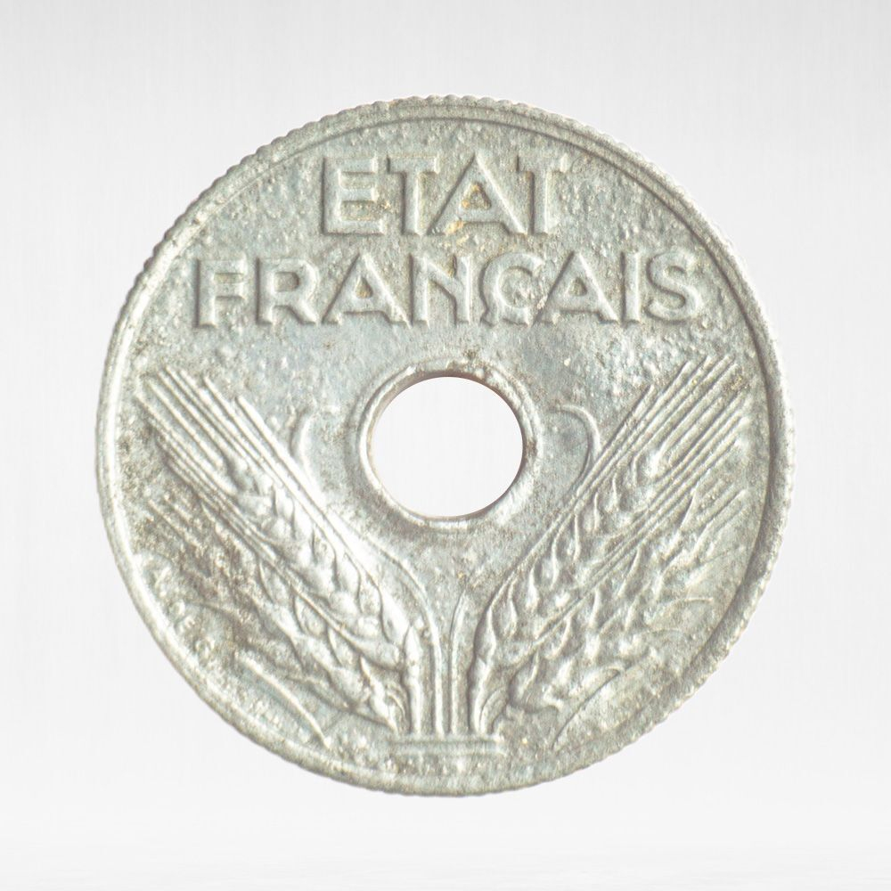 France, 10 Centimes 1943 - Vichy French State, VF