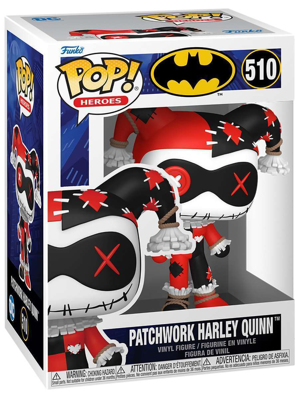 Фигурка Funko POP! Heroes DC Patchwork Harley Quinn (510) 80905