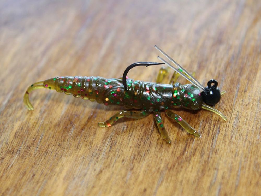 Мягкая приманка Lucky John NAYADA 2.0in (51 мм), цвет S13, 9 шт/уп