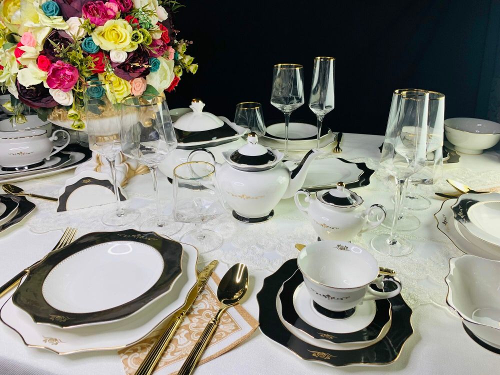 Lenardi 109-038 Обеденный сервиз 31пр. RICH в под.уп.(х2)