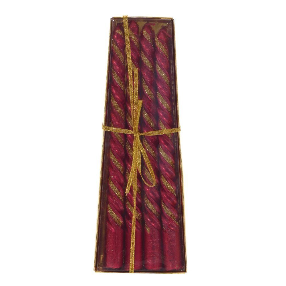 GAEM Свеча, набор из 4-х шт, L7,5 W2 H20,5 см, 3в.