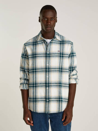 Рубашка Tommy Jeans - зеленый(DM0DM19651)