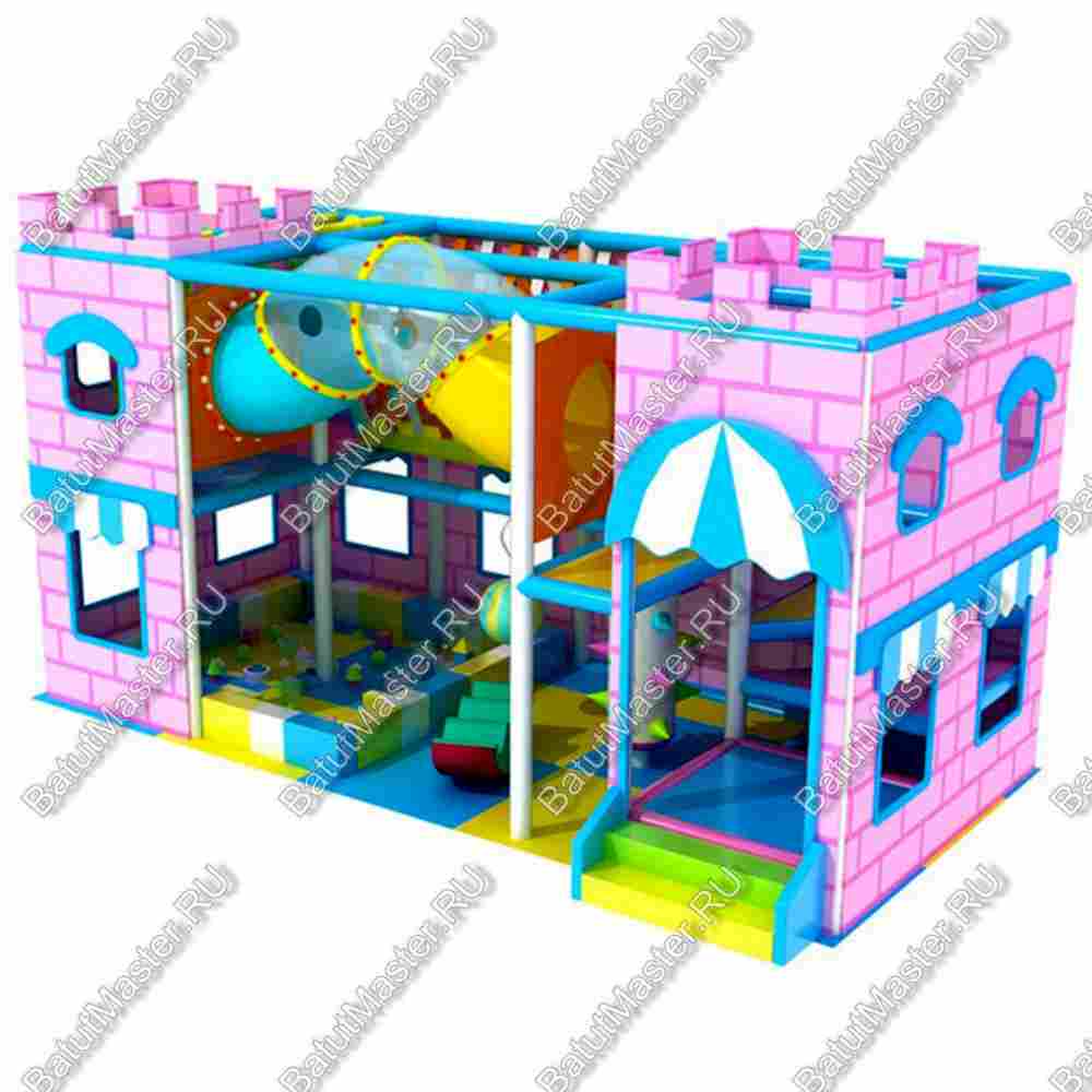 Детский игровой лабиринт "Розовая крепость" HAS-091601
