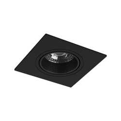 DK3071-BK Встраиваемый светильник, IP 20, 10 Вт, GU5.3, LED, черный/черный, пластик