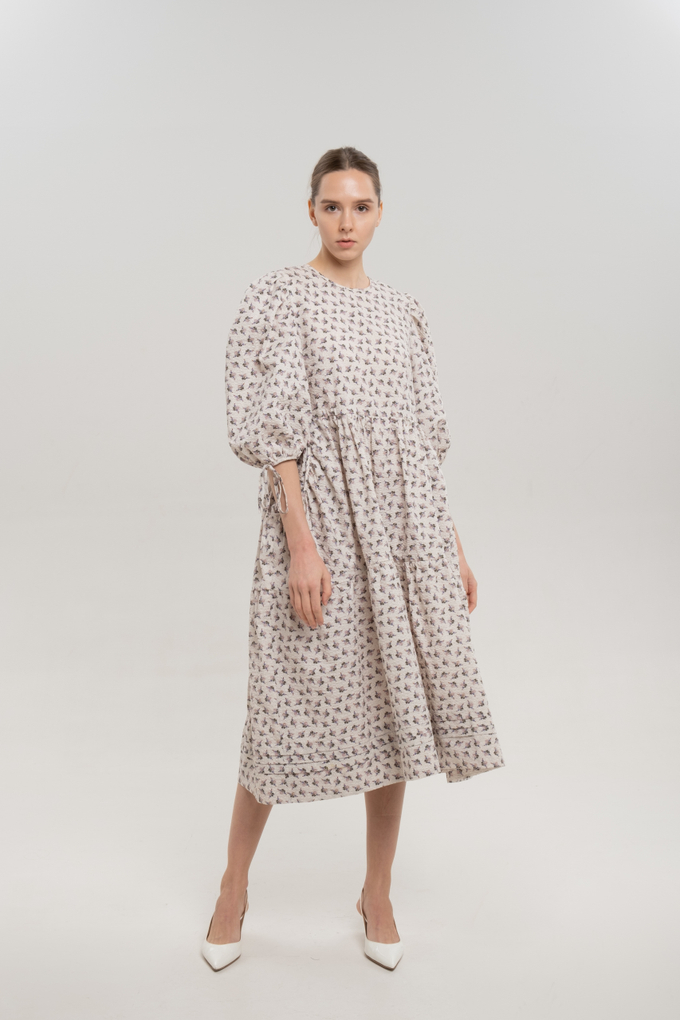 Платье "Жатка", бежевый