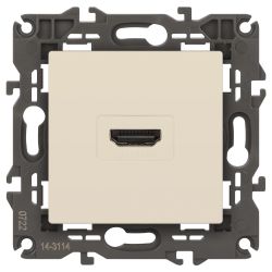 14-3114-02 ЭРА Розетка HDMI, IP20, Эра Elegance, сл.кость | Elegance Слоновая кость