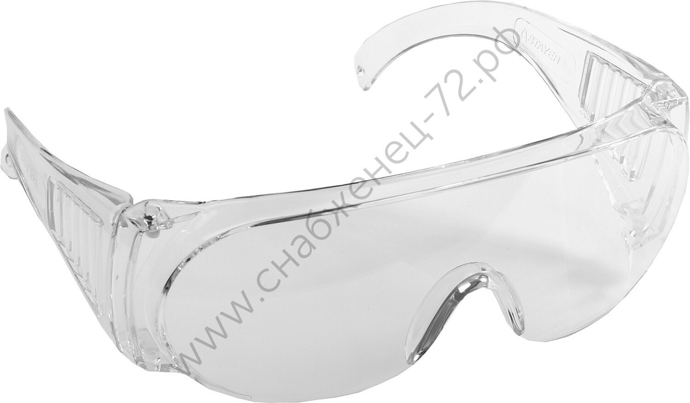 STAYER MX-3 прозрачные, монолинза с дополнительной боковой защитой и вентиляцией, открытого типа, защитные очки (11041)