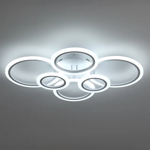 Потолочный светильник FR6199CL-L200W1 Маркет / Market 200 Вт LED с пультом ДУ Freya fr6199cl-l200w1