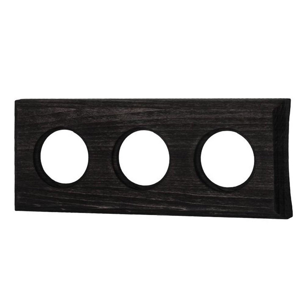 Рамка 3 постовая (Угольно-черный на бревно 260 мм) С.М. BF4C26-630-119