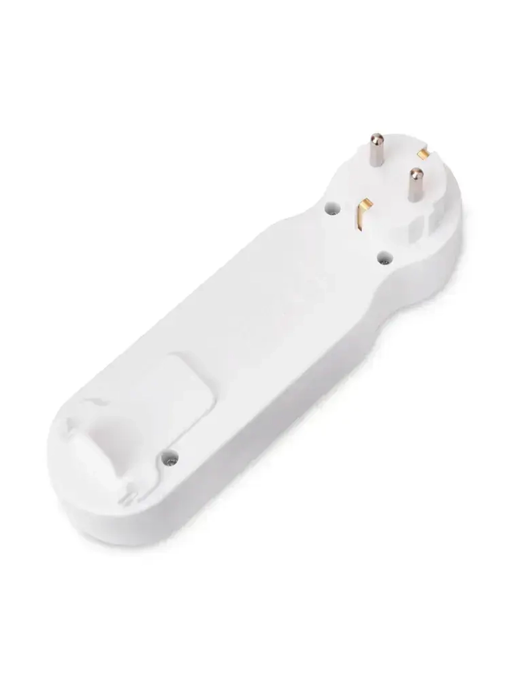 Тройник электрический с выключателем на 3 розетки, Разветвитель с заземлением и защитой от детей 16А 250В MartyHome