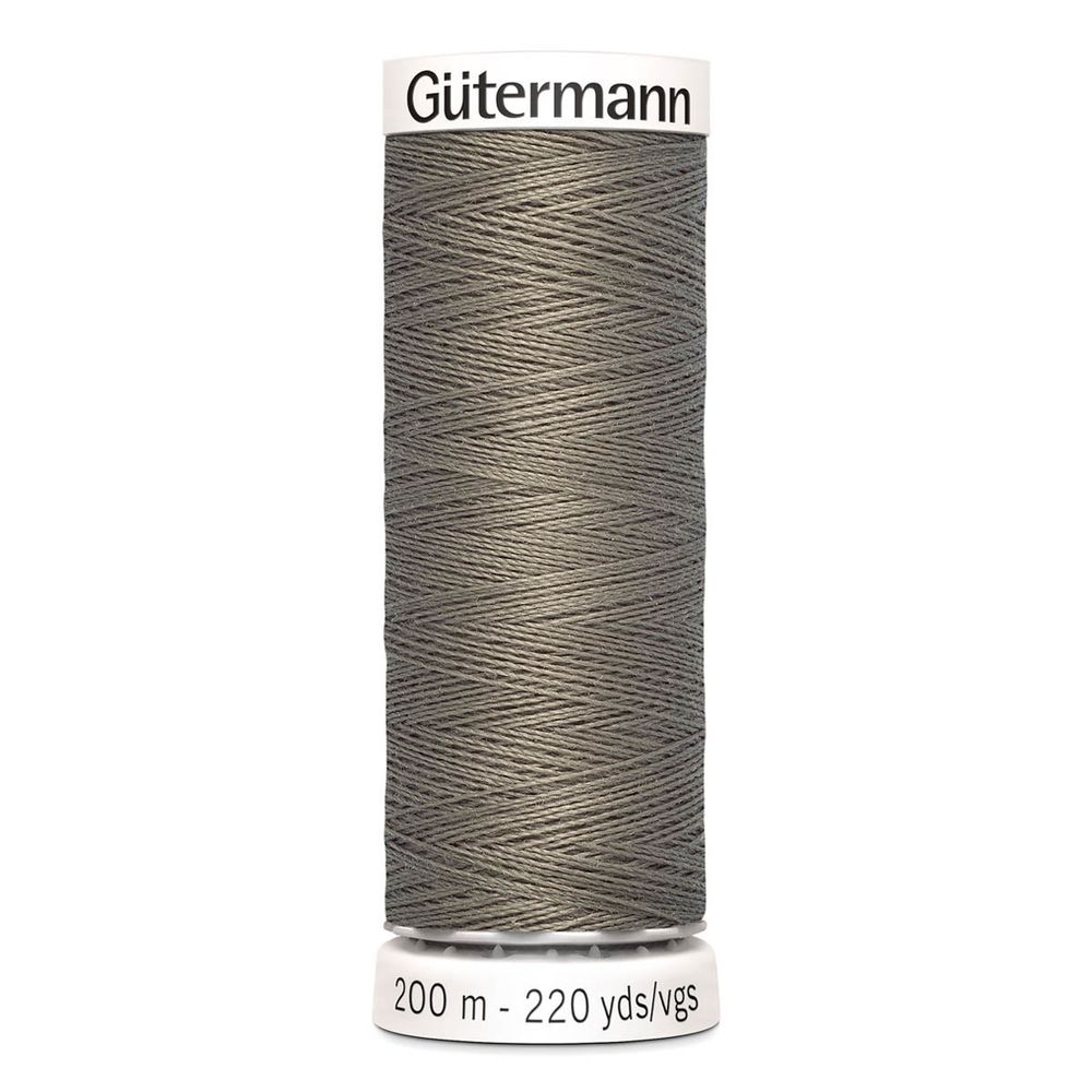 Нитки универсальные Gutermann Sew-all 100 (200 метров), 5 кат. | 241 брезентово-серый