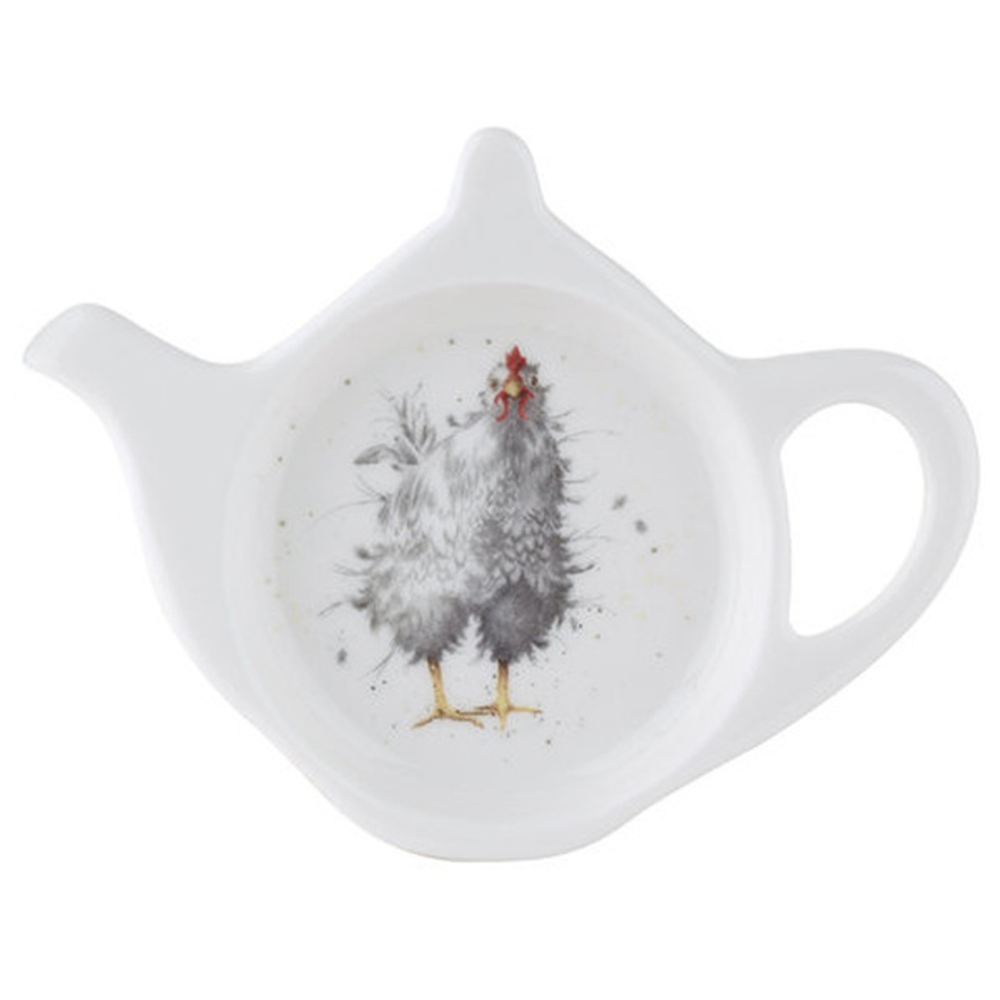 Подставка для чайного пакетика 13см Забавная фауна Любопытная курица Royal Worcester