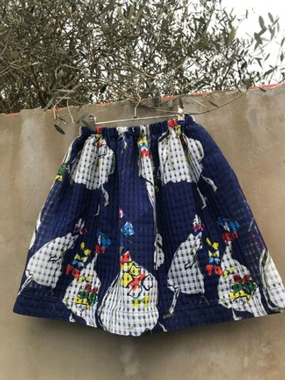 Юбка миди с кринолином "Дамы" на сатиновом подкладе LAV ANNA LUKOSHINA