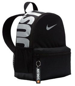 Рюкзак теннисный Plecak Nike Brasilia JDI Mini Backpack - black/metallic silver