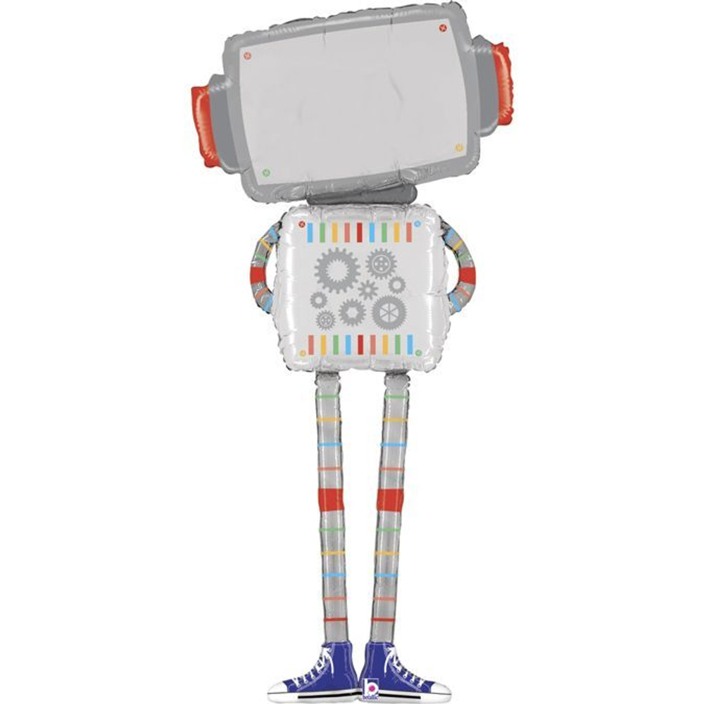 Робот с подарком Ходячий шар