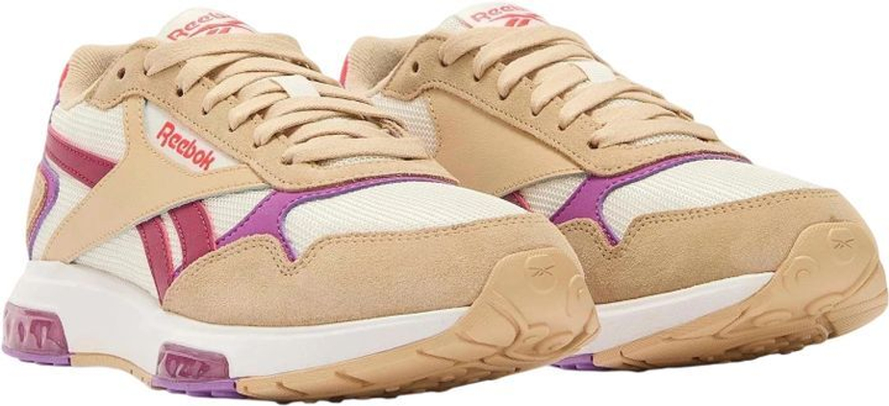 Кроссовки REEBOK GLIDE DMX бежево-фиолетовый