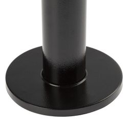 Накладка на опору металлическую ЭРА черная круглая