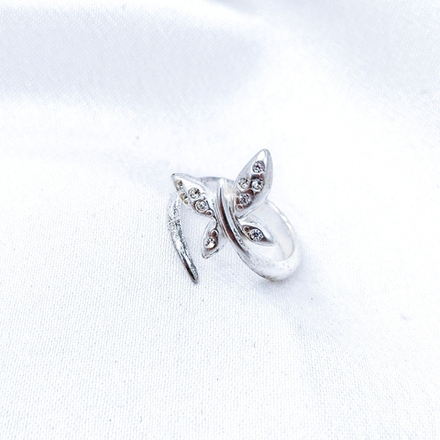"Мирмидона" кольцо в серебряном покрытии из коллекции "Бабочки" от Jenavi