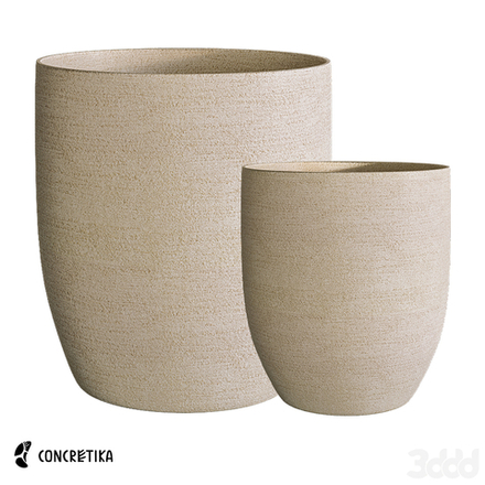 Кашпо VASE3 EROSIA YELLOW D60 H65