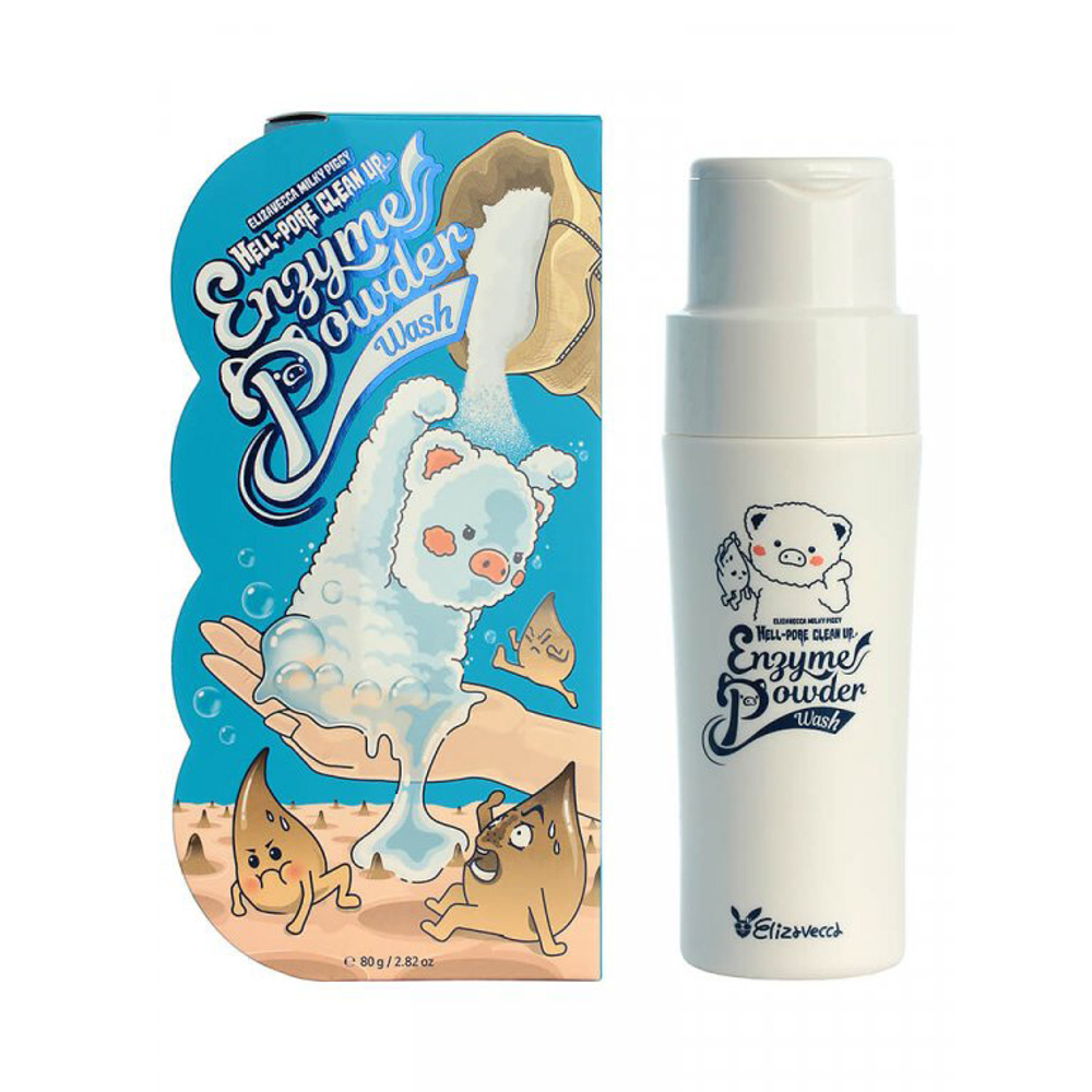 Энзимная пудра для умывания Elizavecca Milky Piggy Hell-Pore Clean Up Enzyme Powder Wash, 80 гр