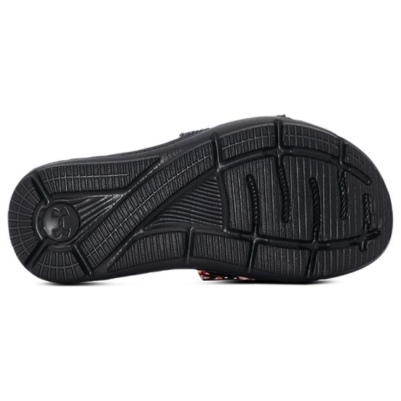Under Armour Ignite 6 Graphic Strap Slide 'Black Afterglow'