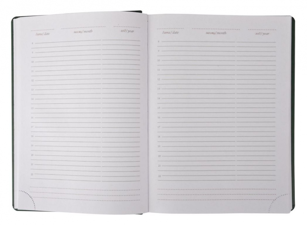 Подарочный набор: Ежедневник недатированный и Ручка-роллер Parker IM Metal, T223, цвет: Brushed Metal GT