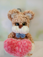 Брелок-игрушка Котик с сердцем