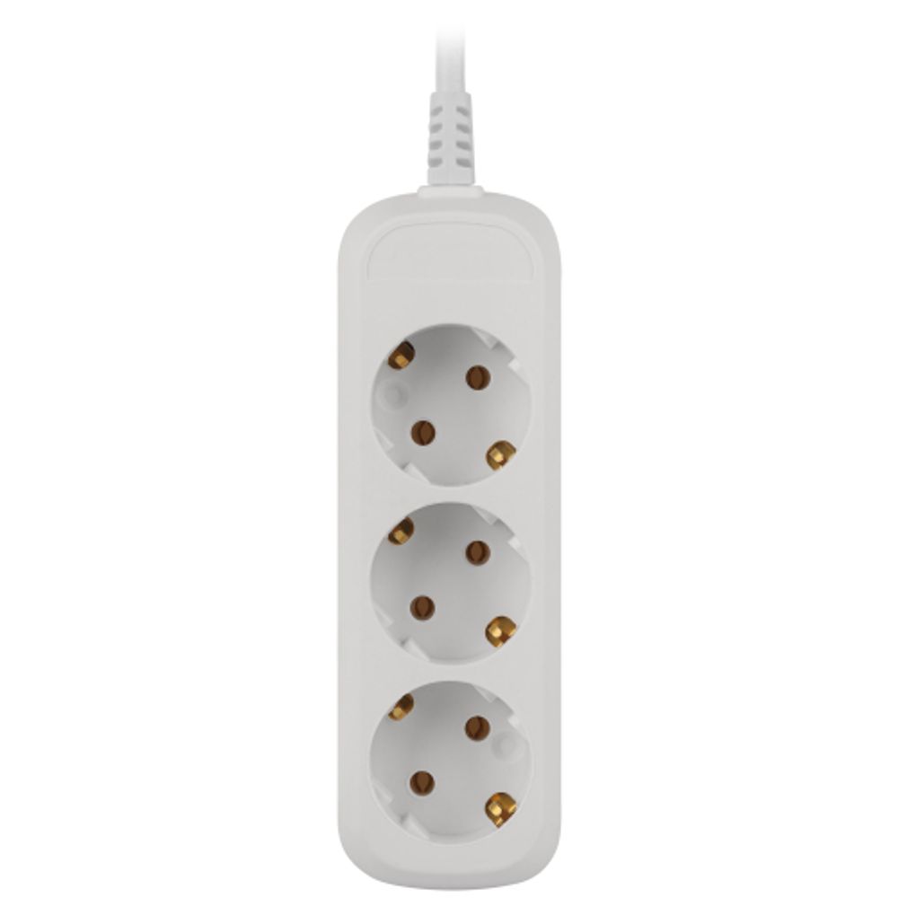 Удлинитель электрический ЭРА UDL-16-315-E Greenline 3 розетки с заземлением 1,5м ПВС 3x1мм2