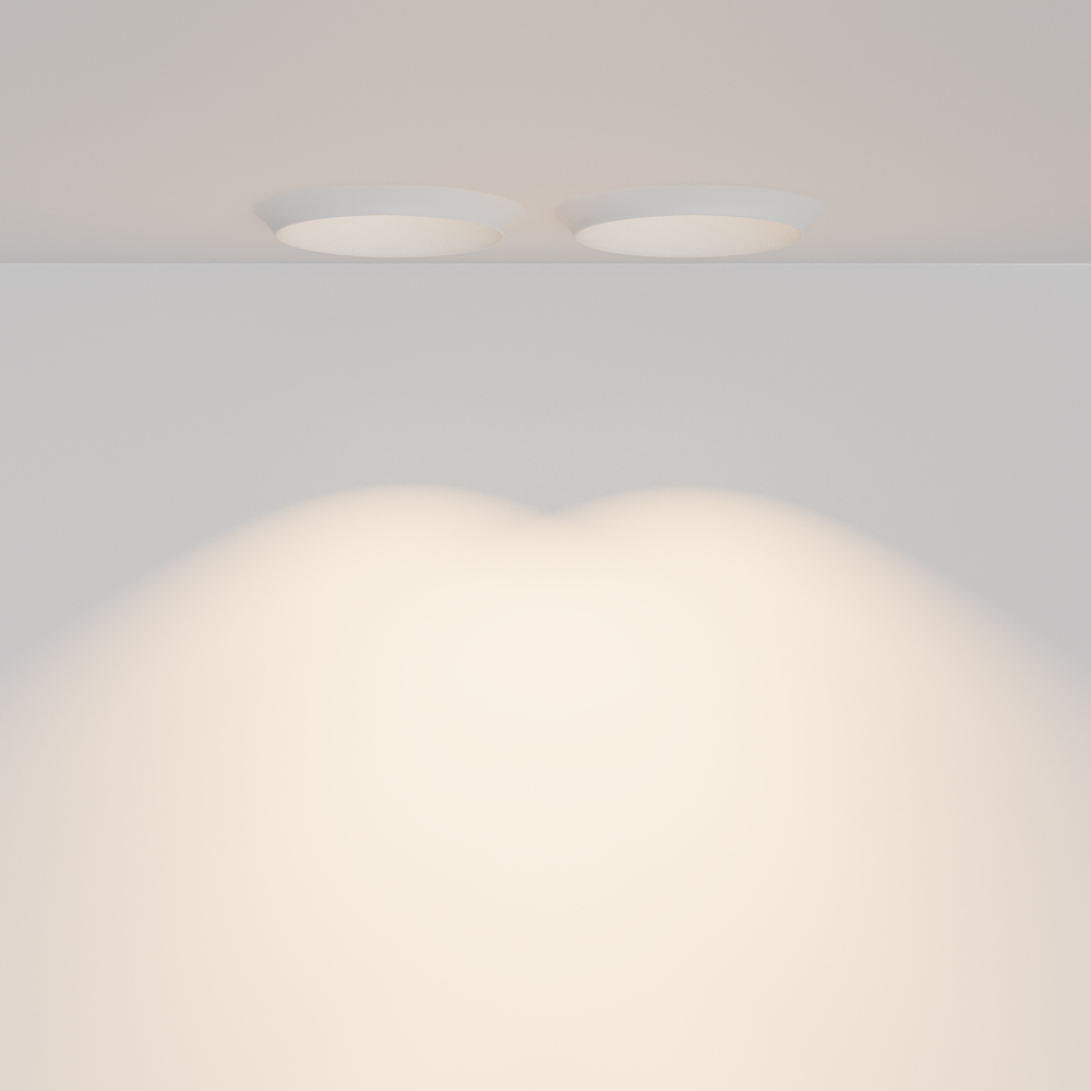 Встраиваемый светильник Technical DL124-GU10-02-TRS-W