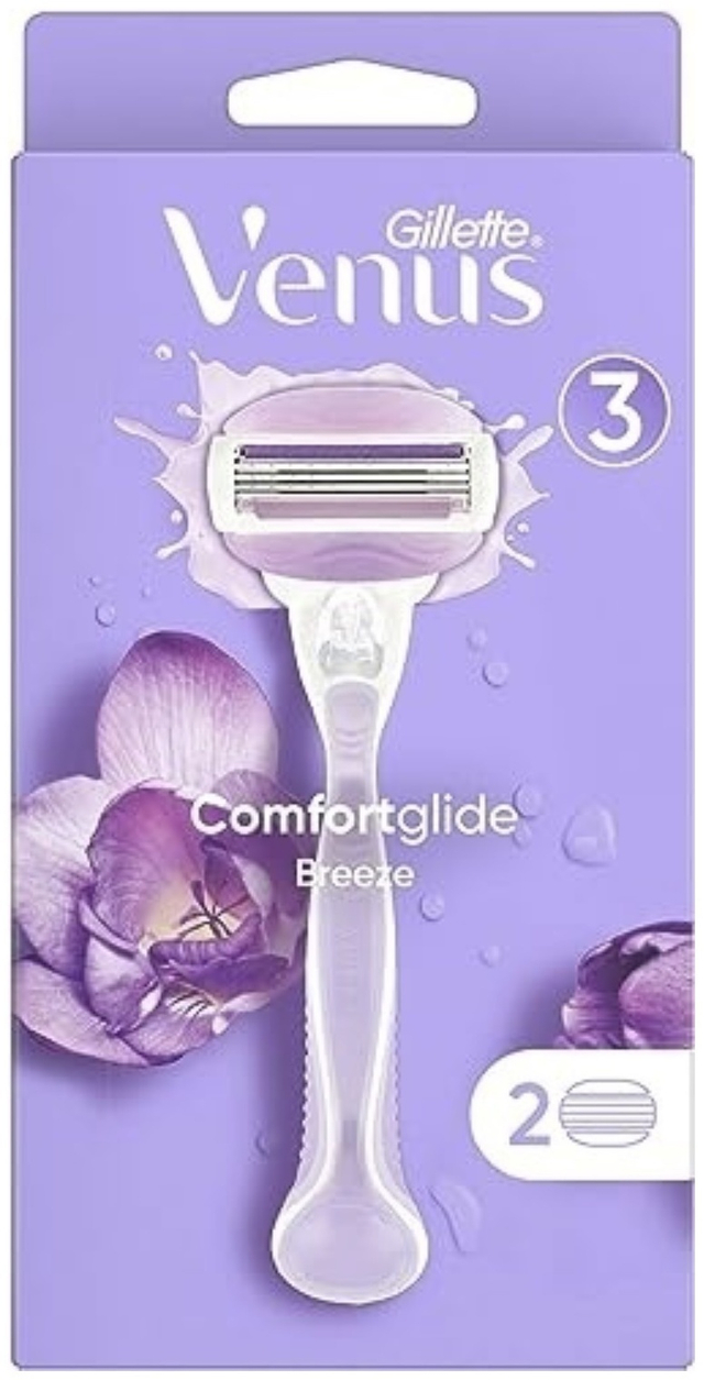 Бритвенный станок Gillette Venus Breeze с двумя кассетами