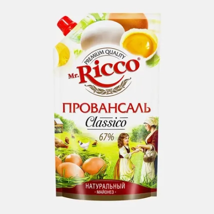 Майонез Провансаль Mr. Ricco 67% 340г