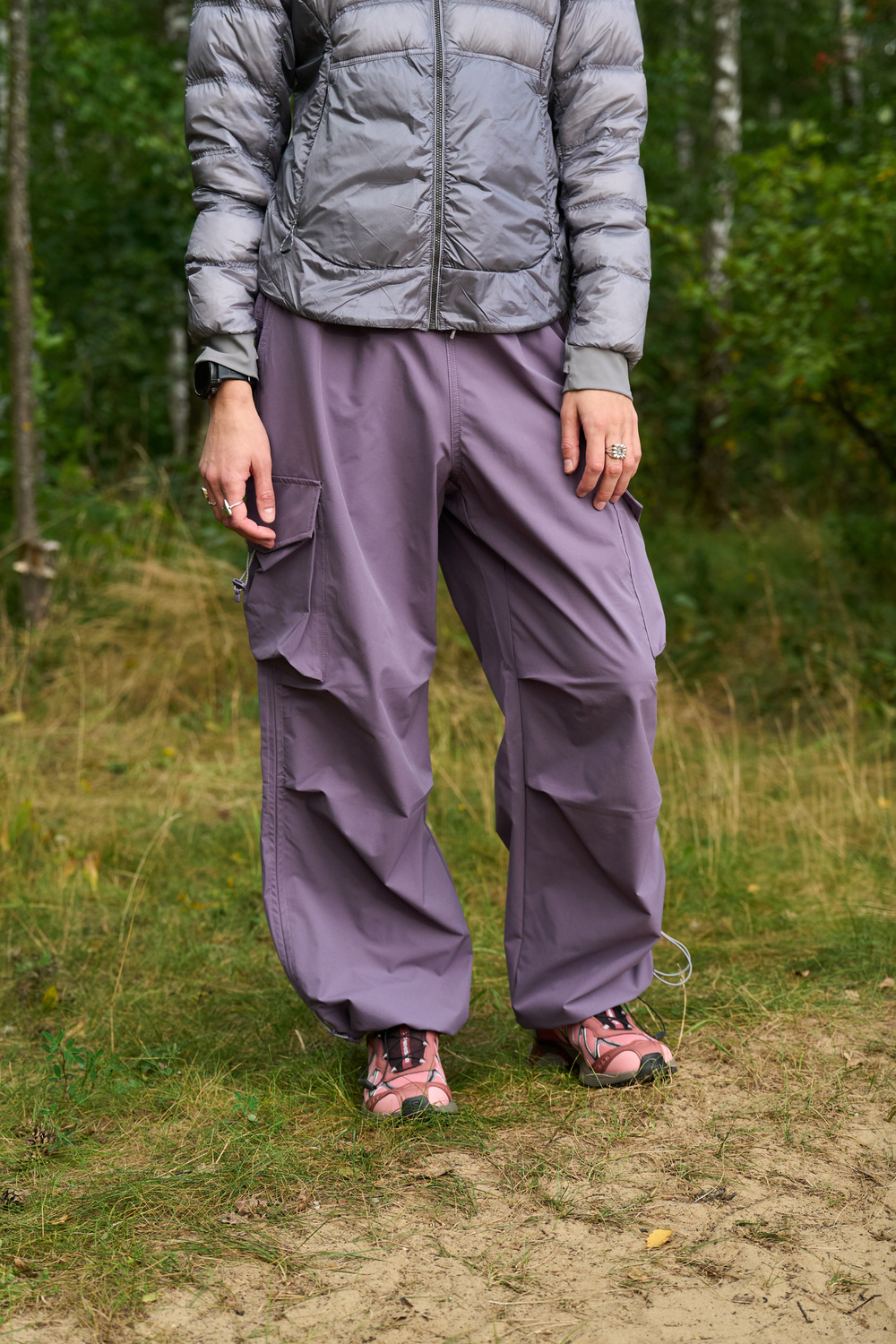 Брюки Nothomme Outdoor 3M Scotchgard Cargo Paratrooper Pants "Thin Vine Purple" Women's