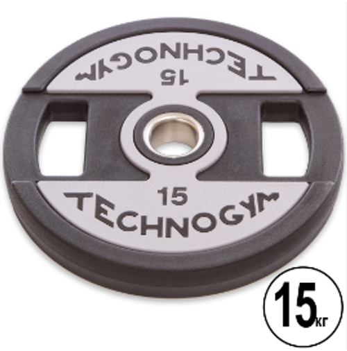 Блины полиуретановые TECHNOGYM 51 мм 15 кг
