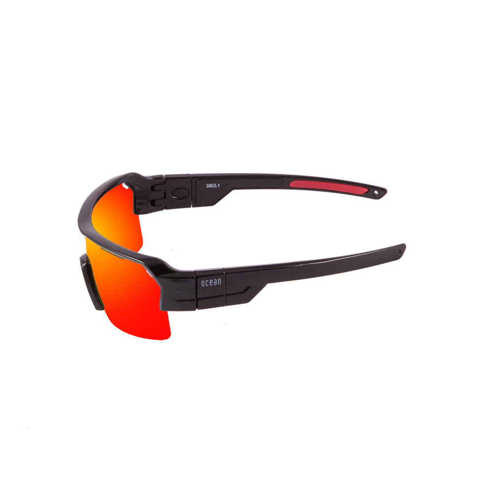 Спортивные очки OCEAN Race Black / Revo Orange Polarized lenses