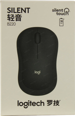 Беспроводная Мышь Logitech Silent Wireless Mouse B220 (USB 2.0, 3btn, 1000 dpi)