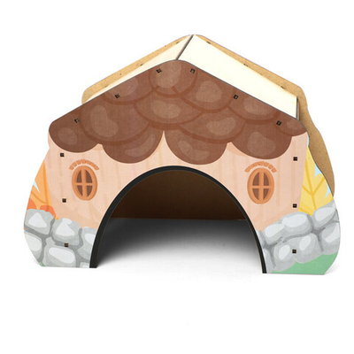 Домик для мелких животных деревянный "Жёлудь" M, 225*153*125мм, Gamma