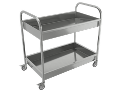 Тележка для сбора посуды ТПН-2-8/5/100, 800х500х860 мм