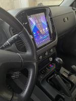 Магнитола для Mitsubishi Pajero 3, Montero 3 1999-2006 (рамка черная) - Teyes TPRO 2 экран 9.7" в стиле "Тесла" на Android 10, ТОП процессор, 4G SIM-слот